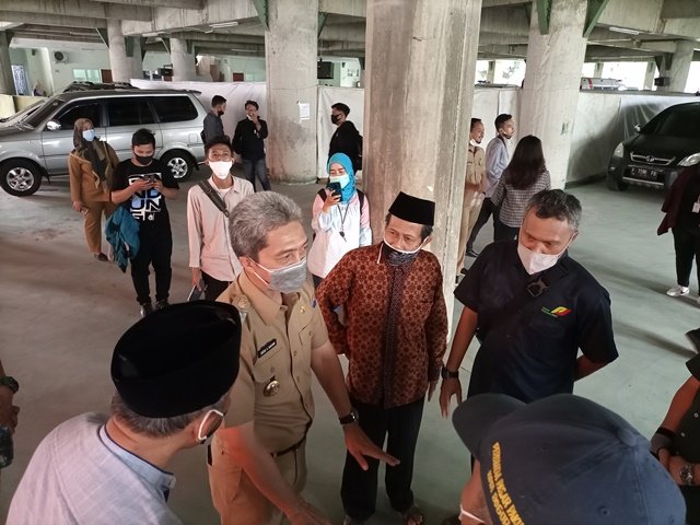 Dedie Minta Proyek Masjid Agung Kota Bogor Dirampungkan Segera