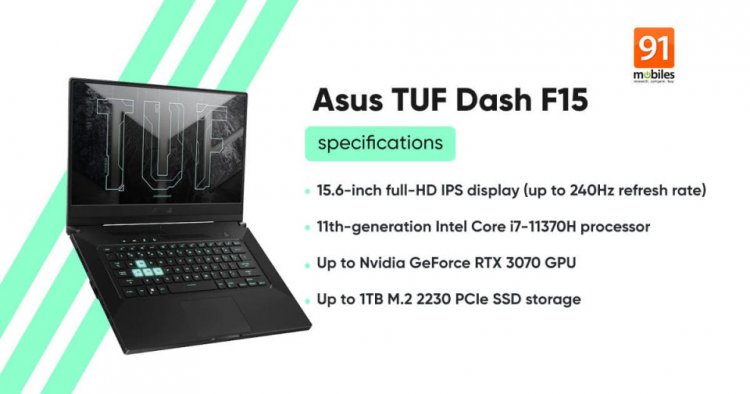 ASUS Rilis Laptop Gaming TUF Dash F15