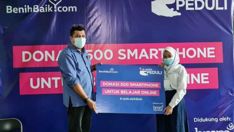 XL Donasi 500 Smartphone untuk Pelajar Tidak Mampu