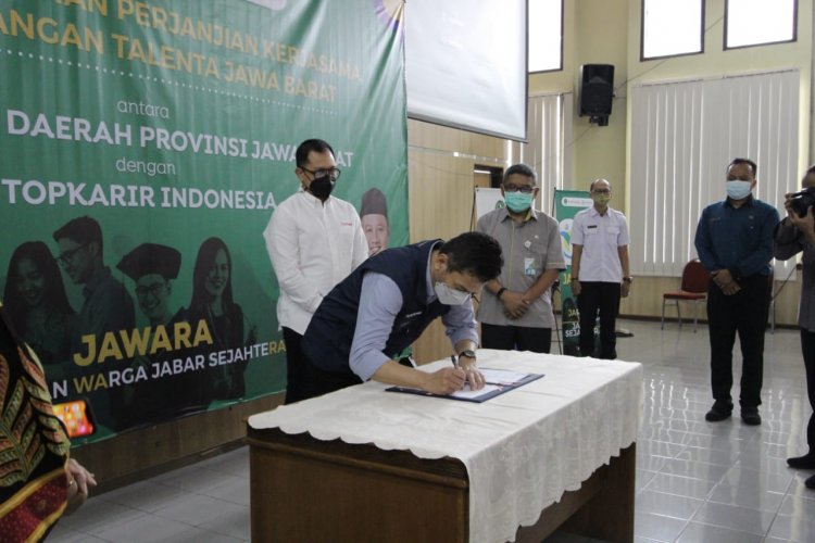 Jabar-Top Karir Indonesia Jalin Kerja Sama