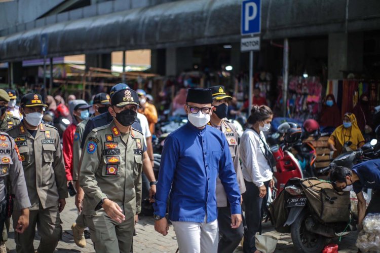 Satgas Covid-19 Kota Bogor Lakukan Rekayasa Terbatas di Pasar Kebon Kembang
