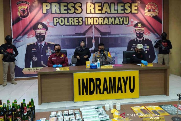 Polres Indramayu Bekuk 44 Pengedar Narkotika