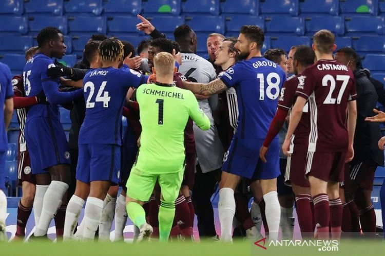 Cekcok Antar Pemain, Chelsea-Leicester Terancam Hukuman FA
