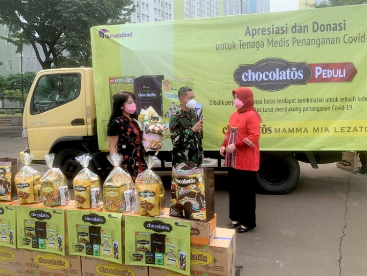 Garudafood Donasikan 2.600 Paket Makanan untuk Nakes Penanganan Covid-19