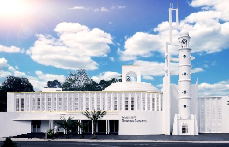Masjid Pendiri JNE Megah Berdiri di Bangka Belitung