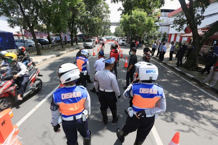 Siaga 1 Covid-19, Polisi Tutup Akses ke Kota Bandung