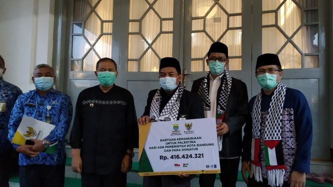 Kota Bandung Berikan Bantuan Rp 416 Juta Kepada Palestina