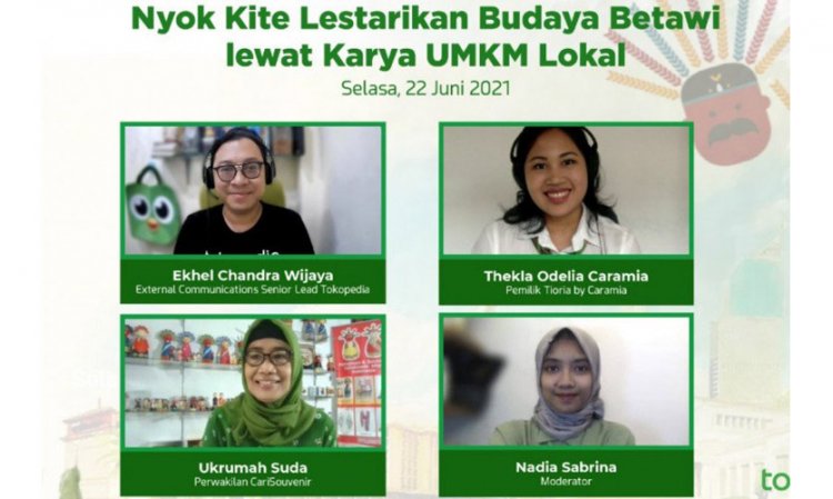 Kisah Dua Pelaku UMKM Lestarikan Budaya Betawi lewat Platform Digital