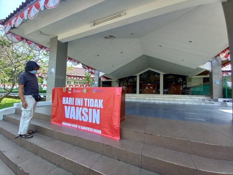 Vaksinasi Massal Covid 19 di Kabupaten Bogor Ditunda,  Ternyata Ini Alasannya