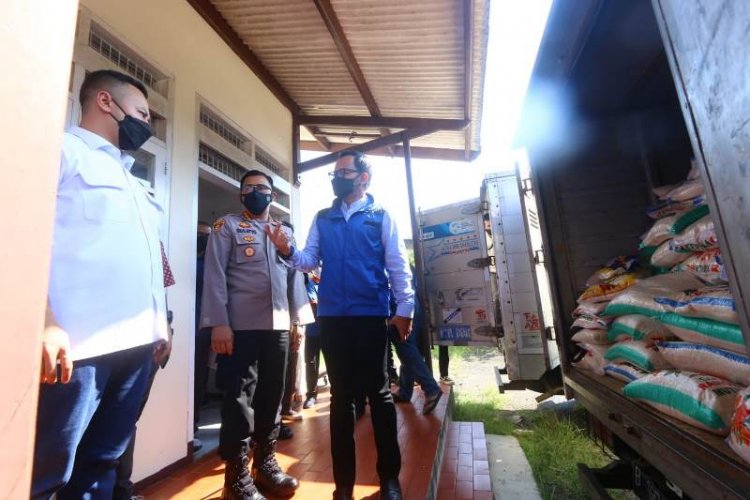 Sebelum Pelaksanaan PPKM Darurat, Kadin Bersama Pemkot Bogor Tebar Ribuan Sembako