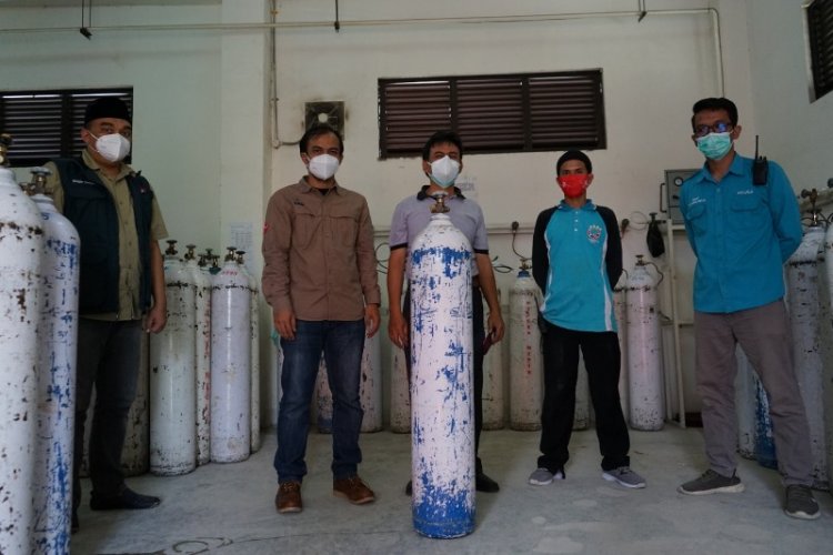 BUMD MUJ dan Krakatau Steel Grup Dukung Suplai Oksigen ke Rumah Sakit Jabar