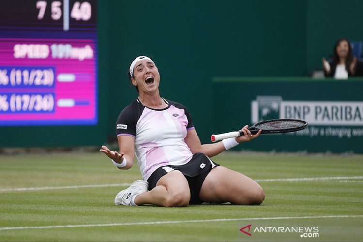 Jabeur petenis wanita Arab pertama ke delapan besar Wimbledon