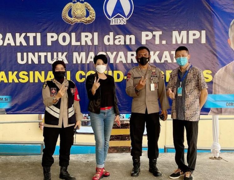 3.200 Karyawan PT Metro Pearl Indonesia Disuntik Vaksin Covid-19