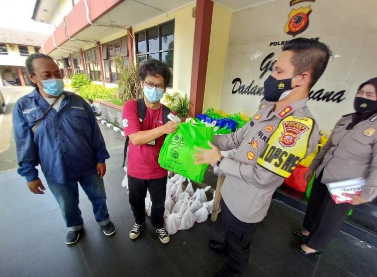 Polres Bogor Berikan Bantuan kepada Jurnalis