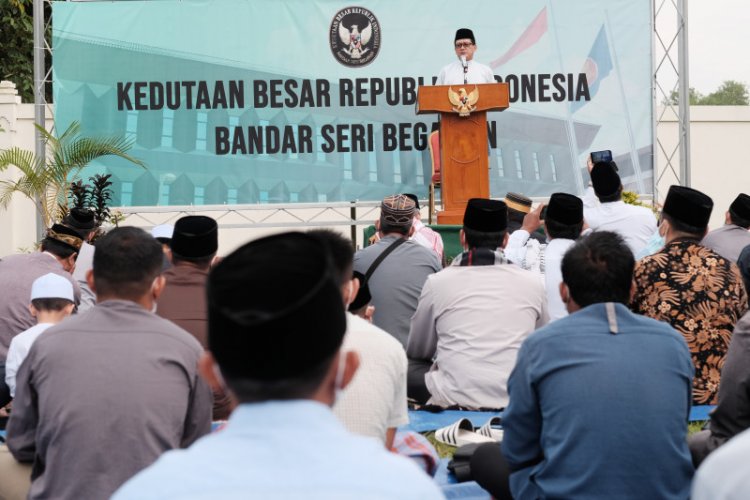 Covid-19 di Brunei Terkendali, KBRI Gelar Salat Idul Adha