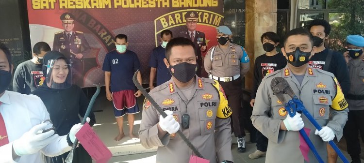 Polresta Bandung Cidu Dua Pelaku Spesialis Pembobol Toko