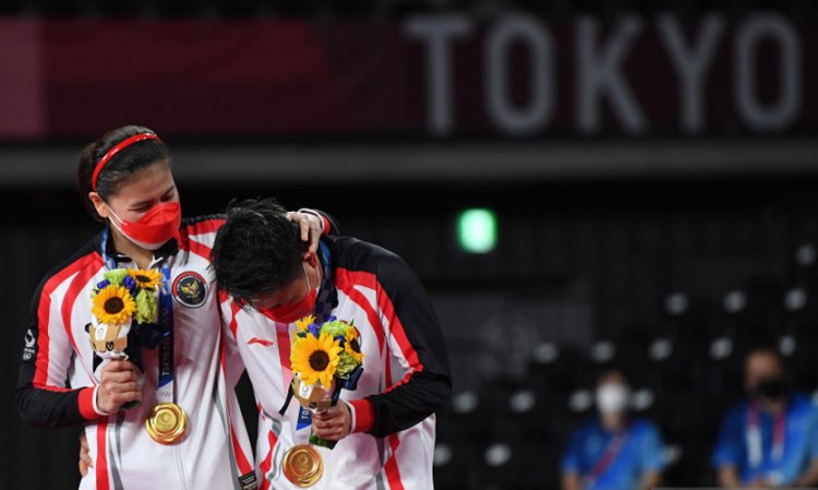 Skuat Persib Turut Bangga dengan Keberhasilan Greysia dan Apriyani Meraih Emas di Olimpiade Tokyo