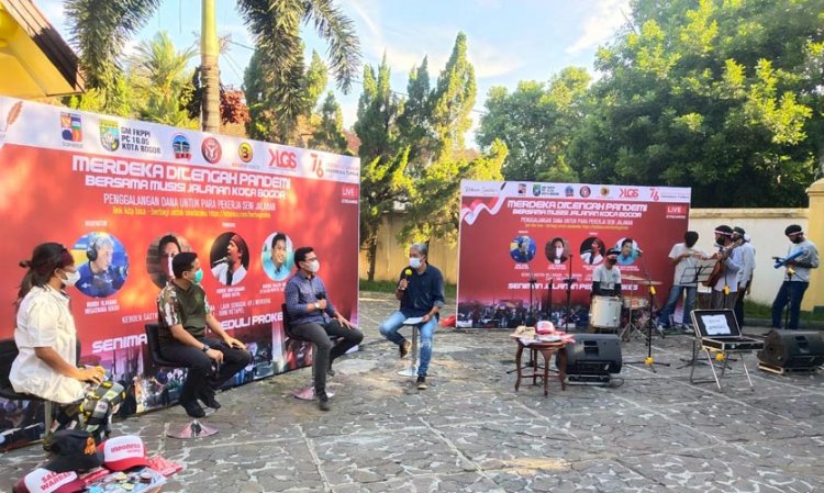 GM FKPPI dan Disparbud Kota Bogor Galang Dana untuk Para Seniman Jalanan