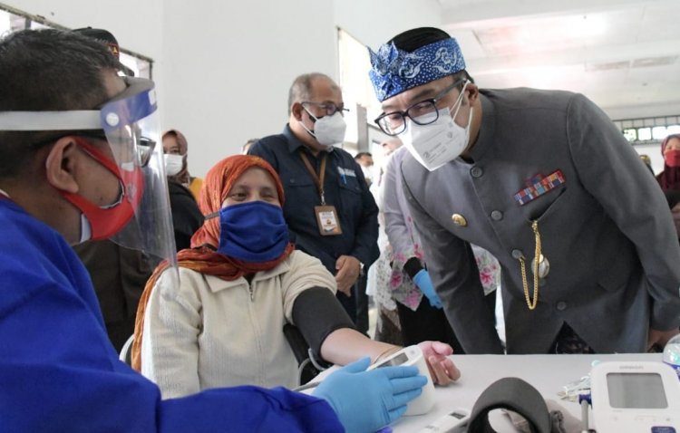 Jabar Peringkat Pertama Vaksinasi Terbanyak Se-Indonesia