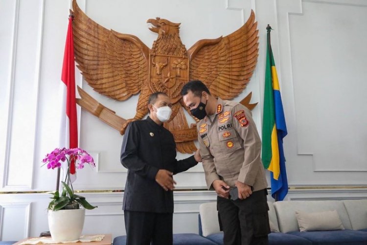 Oded Ucapkan Selamat Datang kepada Kapolrestabes Bandung Anyar