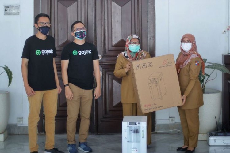 GoTo Sumbang 25 Konsentrator Oksigen, Disebar ke 25 Puskesmas di Kota Bogor